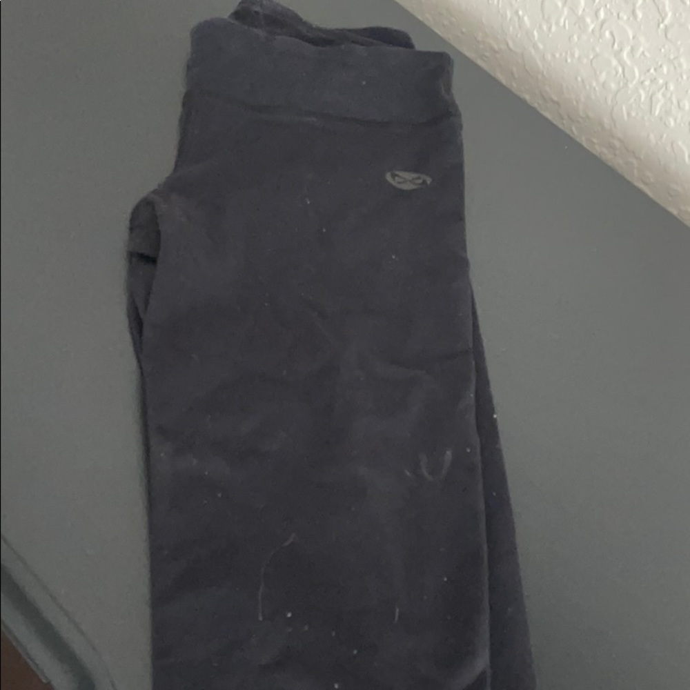Nfinity black crop leggings